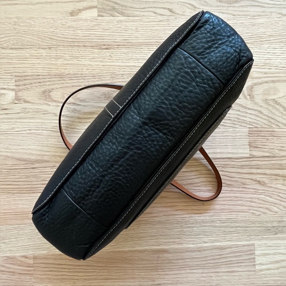 COACH Chelsea Tote / Shoulder Bag Black Pebbled Leather - Authentic - Picture 5 of 13